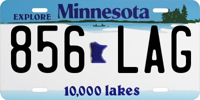 MN license plate 856LAG