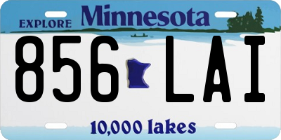 MN license plate 856LAI