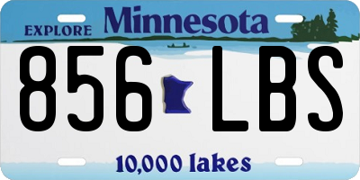 MN license plate 856LBS