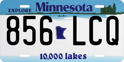 MN license plate 856LCQ