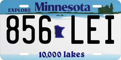 MN license plate 856LEI