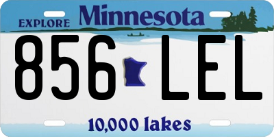 MN license plate 856LEL