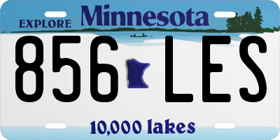 MN license plate 856LES