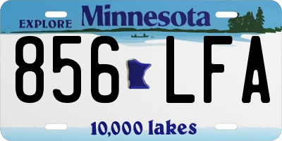 MN license plate 856LFA