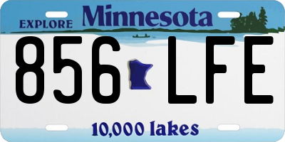 MN license plate 856LFE