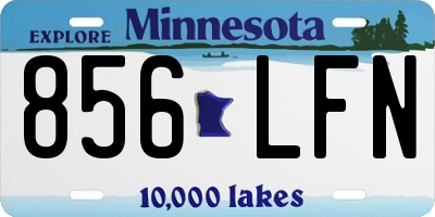 MN license plate 856LFN