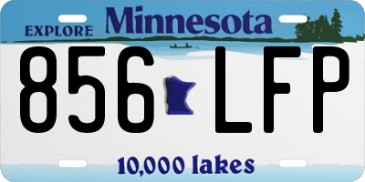 MN license plate 856LFP