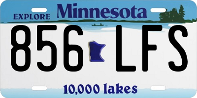 MN license plate 856LFS