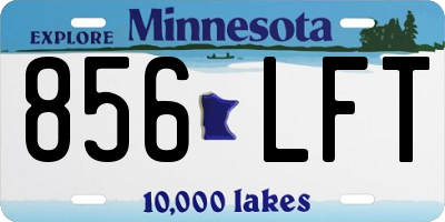 MN license plate 856LFT