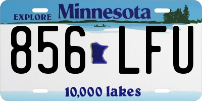 MN license plate 856LFU
