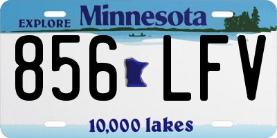 MN license plate 856LFV