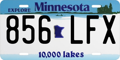 MN license plate 856LFX