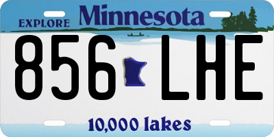 MN license plate 856LHE