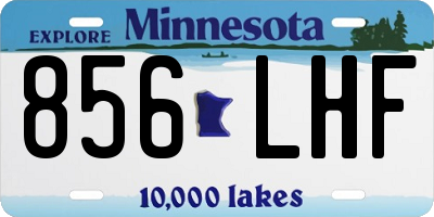 MN license plate 856LHF