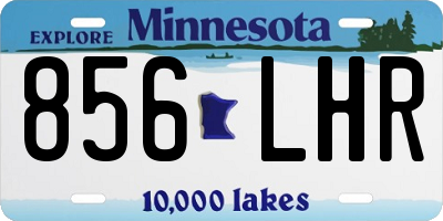 MN license plate 856LHR
