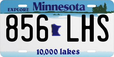 MN license plate 856LHS