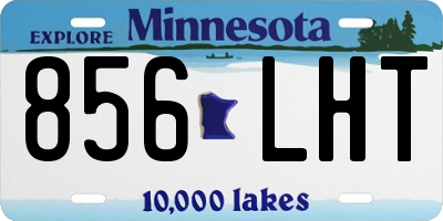 MN license plate 856LHT