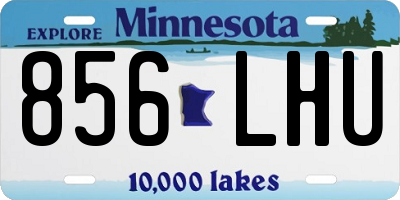 MN license plate 856LHU