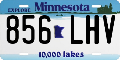 MN license plate 856LHV