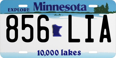 MN license plate 856LIA