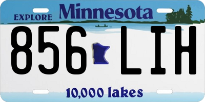 MN license plate 856LIH