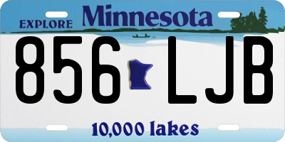 MN license plate 856LJB