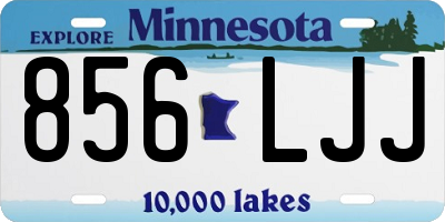 MN license plate 856LJJ