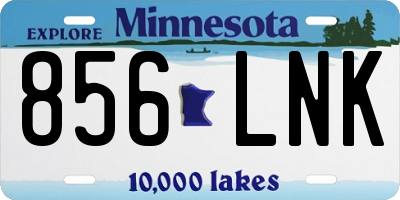 MN license plate 856LNK