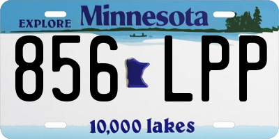 MN license plate 856LPP