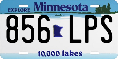 MN license plate 856LPS