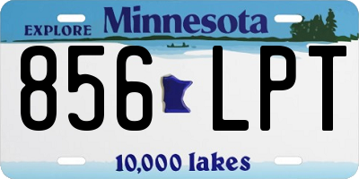 MN license plate 856LPT
