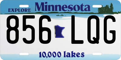 MN license plate 856LQG