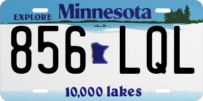 MN license plate 856LQL