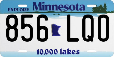 MN license plate 856LQO