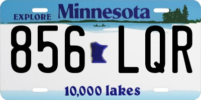 MN license plate 856LQR