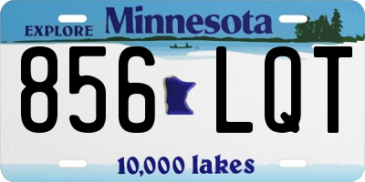MN license plate 856LQT