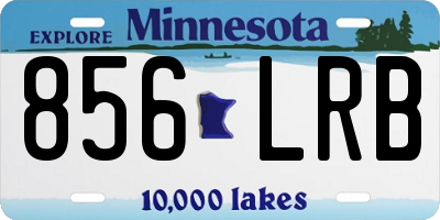 MN license plate 856LRB
