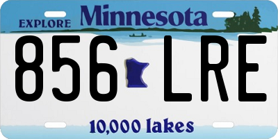 MN license plate 856LRE