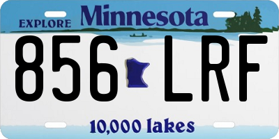 MN license plate 856LRF