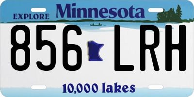MN license plate 856LRH