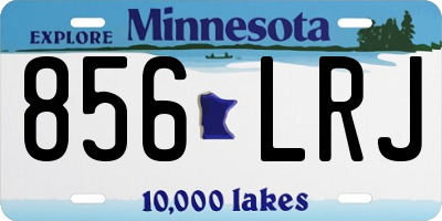 MN license plate 856LRJ