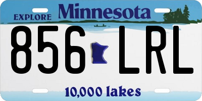 MN license plate 856LRL