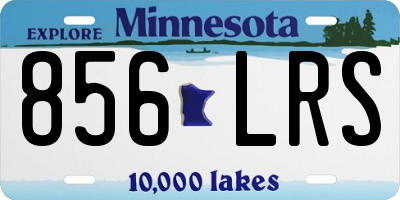 MN license plate 856LRS