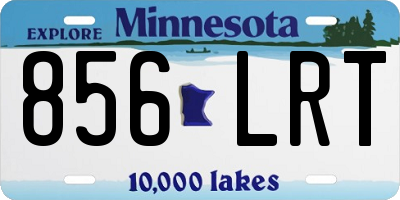MN license plate 856LRT