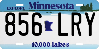 MN license plate 856LRY