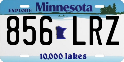 MN license plate 856LRZ