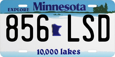 MN license plate 856LSD