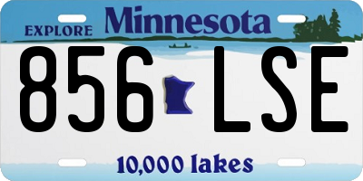 MN license plate 856LSE