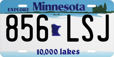 MN license plate 856LSJ