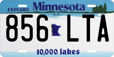 MN license plate 856LTA